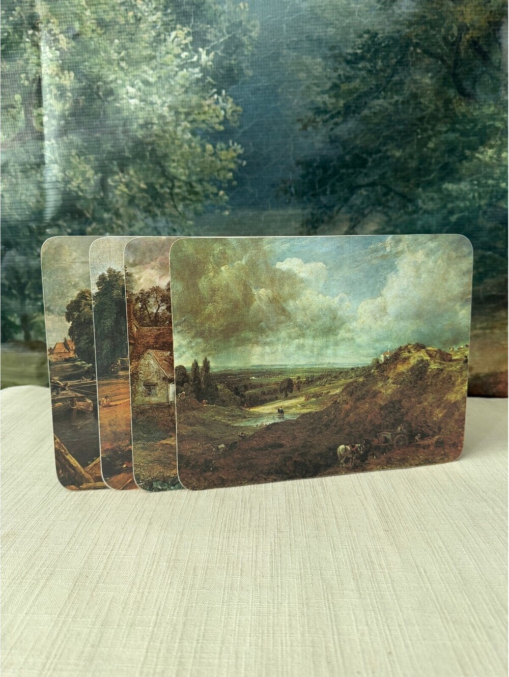 Set of 4 Landscape Art Coasters